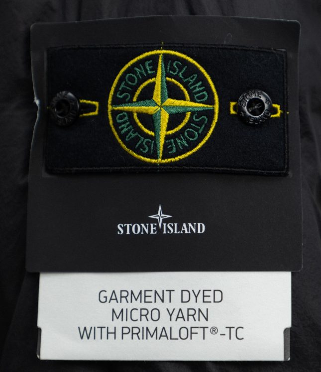 Чоловіча куртка STONE ISLAND GARMENT DYED MICRO YARN WITH PRIMALOFT®-TC 15Q0325 V0029, колір чорний | Ціна 23999 грн, фото 7