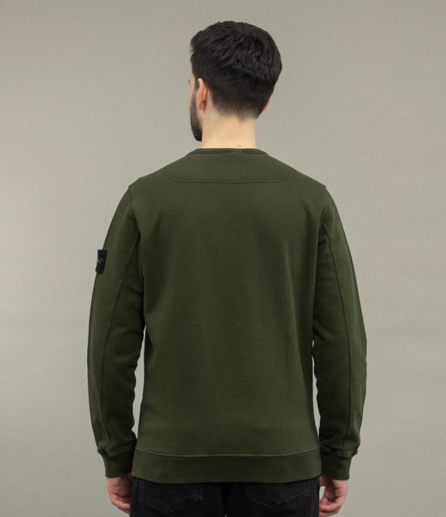Чоловічий світшот STONE ISLAND 1562420 V0058, колір зелений | Ціна 10849 грн, фото 6