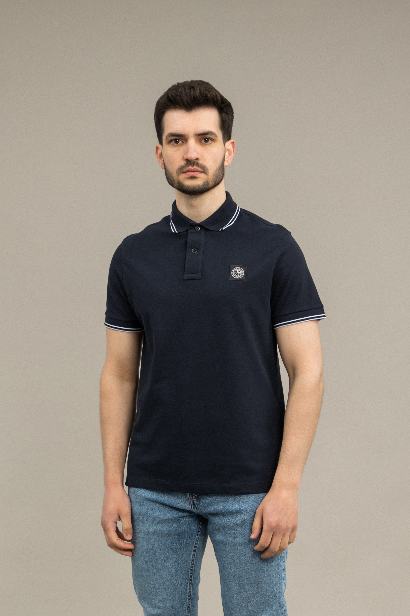Чоловіча футболка STONE ISLAND 152SC18 A0020, колір синій