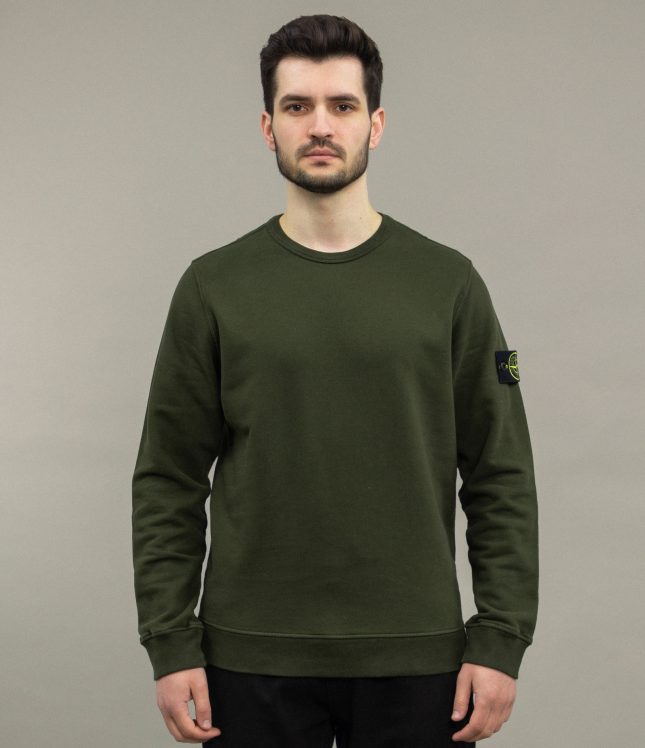 Чоловічий світшот STONE ISLAND 1562420 V0058, колір зелений | Ціна 10849 грн, фото 2