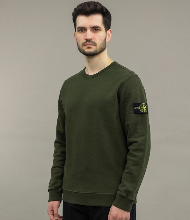 Чоловічий світшот STONE ISLAND 1562420 V0058, колір зелений | Ціна 10849 грн, фото 1