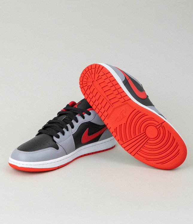 Чоловічі кросівки AIR JORDAN 1 LOW 553558-060, колір сірий | Ціна 6189 грн, фото 7