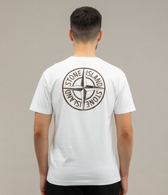 Чоловіча футболка STONE ISLAND 152NS81 V0001, колір білий | Ціна 11499 грн, фото 6