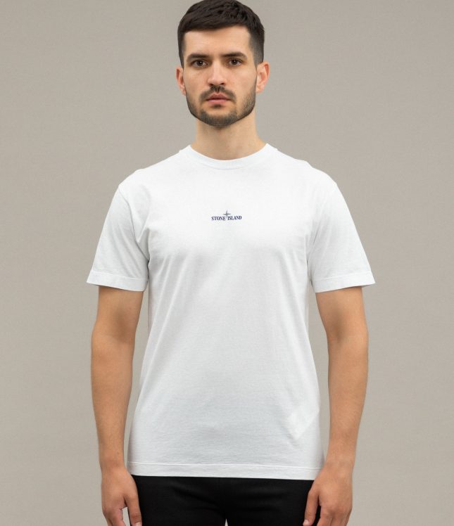 Чоловіча футболка STONE ISLAND 152NS81 V0001, колір білий | Ціна 11499 грн, фото 2
