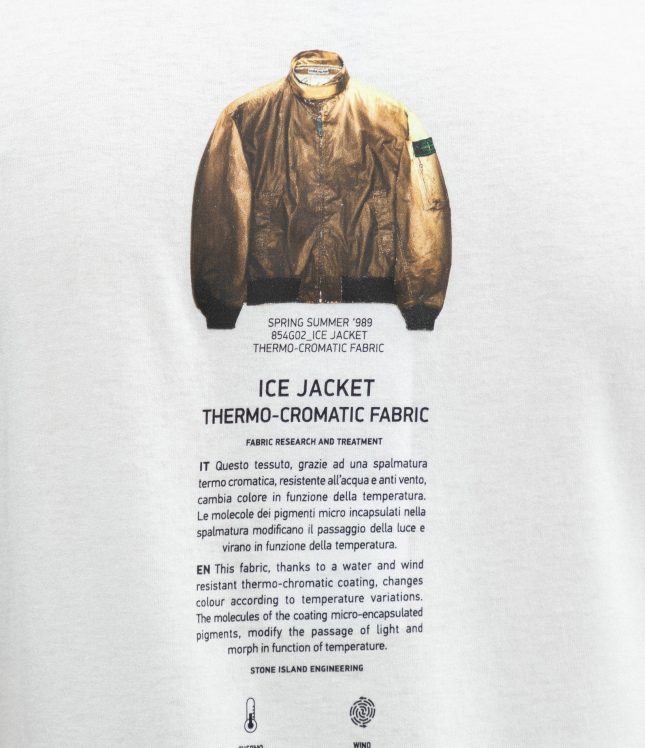 футболка STONE ISLAND ARCHIVIO ICE JACKET THERMO-CROMATIC FABRIC 152NS91 V0001 | Ціна 7999 грн, фото 7