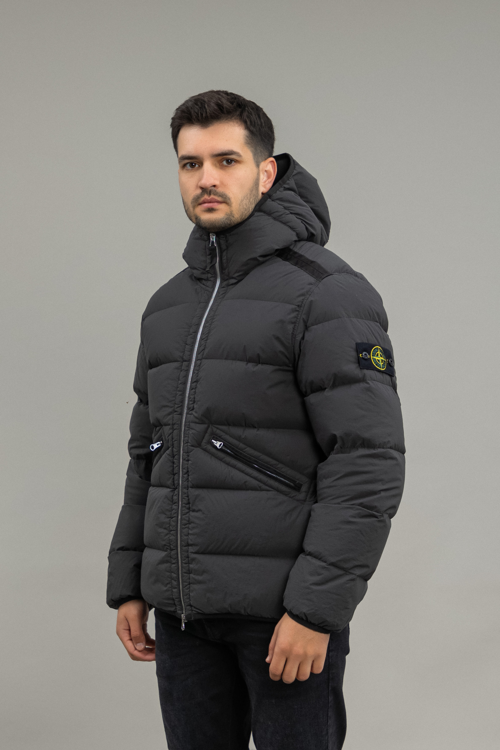 Чоловіча куртка STONE ISLAND SEAMLESS TUNNEL NYYLON DOWN-TC 811543128 V0062, колір сірий