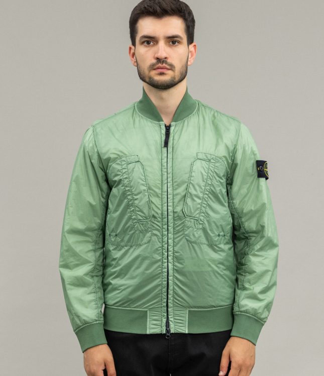 Чоловіча куртка STONE ISLAND GARMENT DYED MICRO YARN WITH PRIMALOFT®-TC 1542125 V0055, колір зелений | Ціна 19999 грн, фото 2