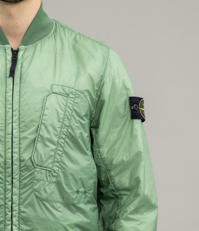 Чоловіча куртка STONE ISLAND GARMENT DYED MICRO YARN WITH PRIMALOFT®-TC 1542125 V0055, колір зелений | Ціна 19999 грн, фото 4