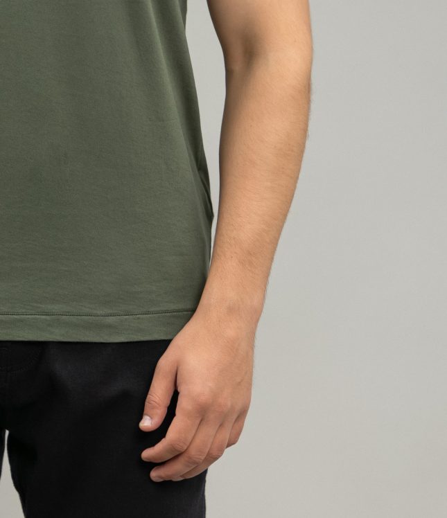 Чоловіча футболка STONE ISLAND 811524113 V0059, колір зелений | Ціна 6999 грн, фото 5