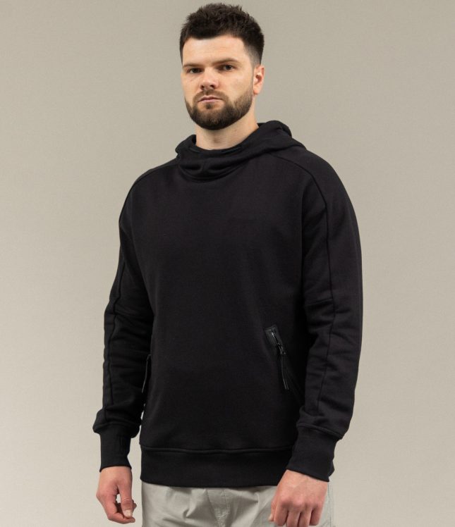 Чоловіче худі C.P. COMPANY CMSS080A 005086W COL:999, колір чорний | Ціна 10389 грн, фото 1