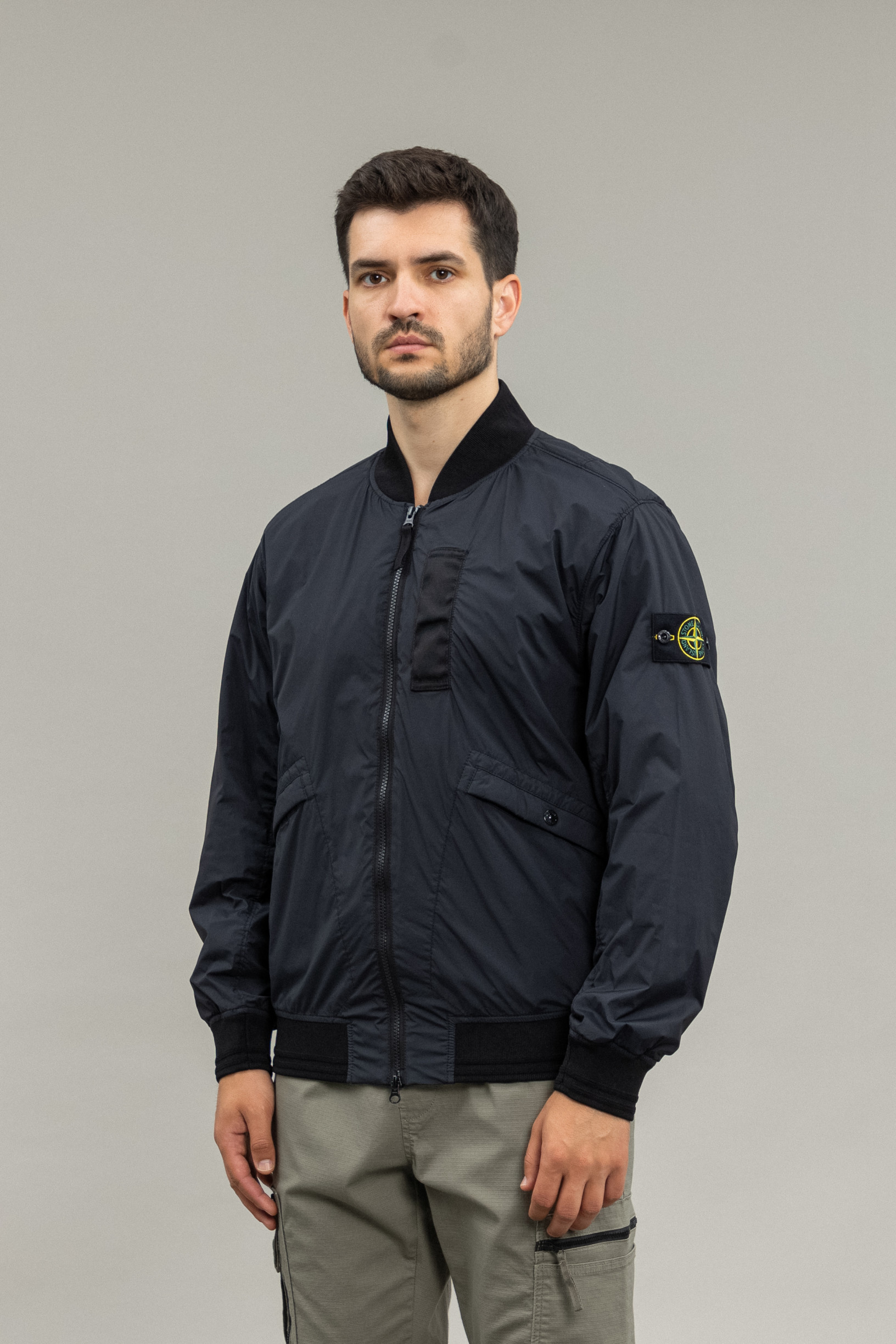 Чоловіча куртка STONE ISLAND SKIN TOUCH NYLON WITH PRIMALOFT®-TC 801540525 V0029, колір чорний
