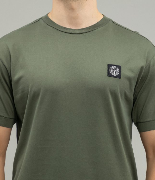 Чоловіча футболка STONE ISLAND 811524113 V0059, колір зелений | Ціна 6999 грн, фото 3