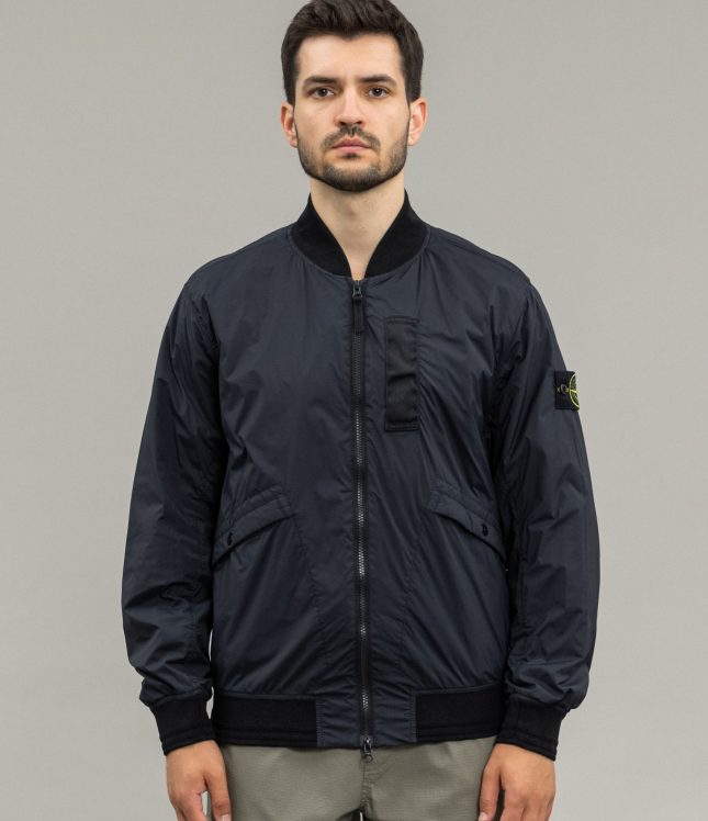 Чоловіча куртка STONE ISLAND SKIN TOUCH NYLON WITH PRIMALOFT®-TC 801540525 V0029, колір чорний | Ціна 19999 грн, фото 2
