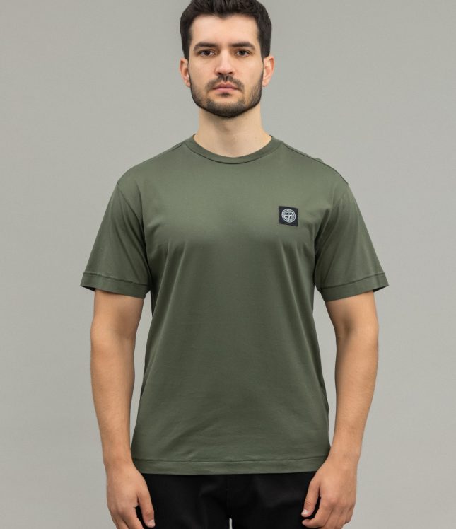 Чоловіча футболка STONE ISLAND 811524113 V0059, колір зелений | Ціна 6999 грн, фото 2