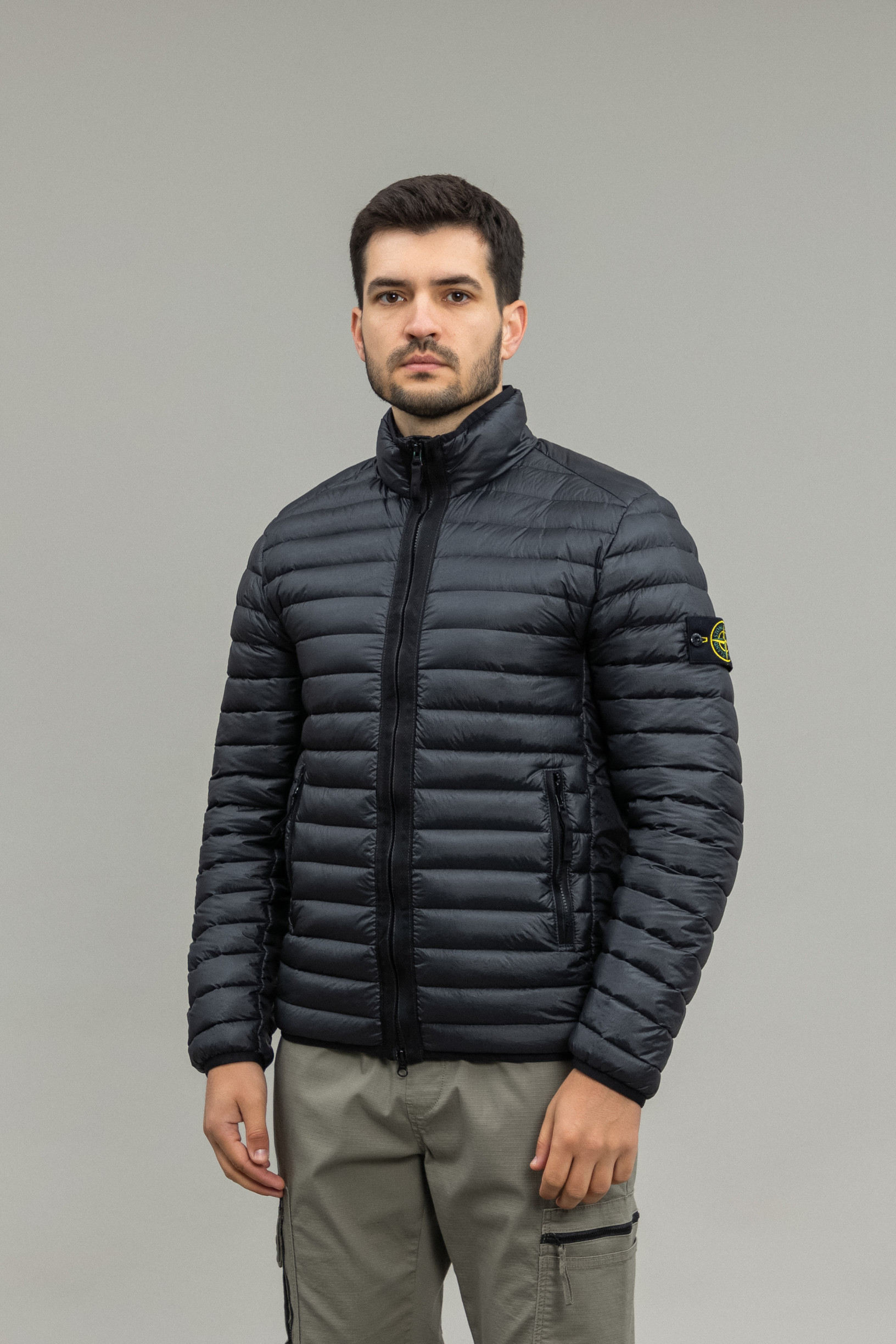 Чоловіча куртка STONE ISLAND LOOM WOVEN CHAMBERS R-NYLON DOWN-TC 791542324 V0029, колір чорний
