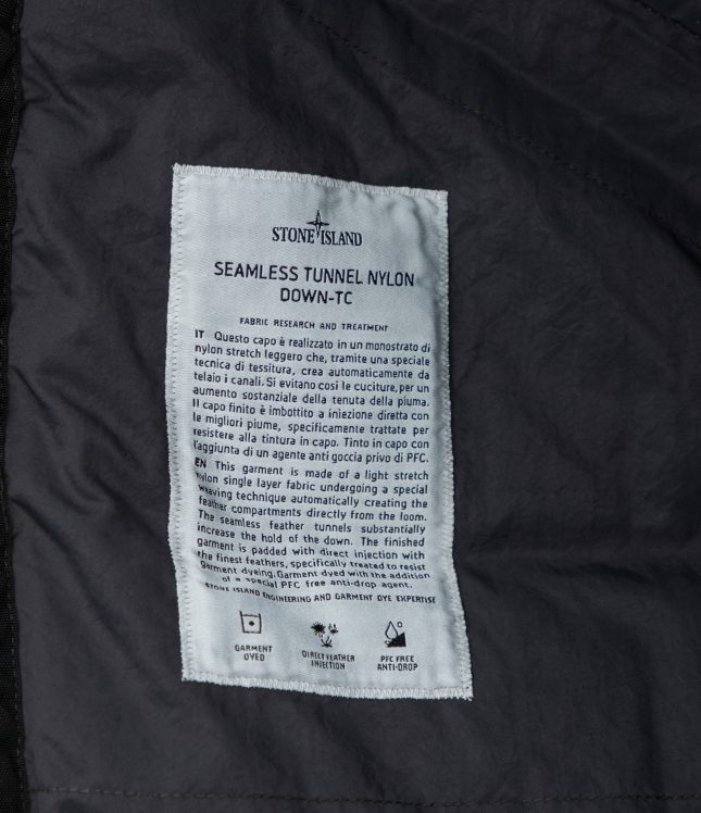 Чоловіча куртка STONE ISLAND SEAMLESS TUNNEL NYYLON DOWN-TC 811543128 V0062, колір сірий | Ціна 42999 грн, фото 8