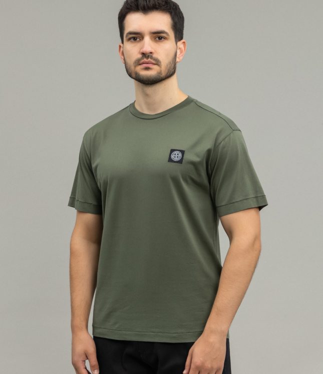 Чоловіча футболка STONE ISLAND 811524113 V0059, колір зелений | Ціна 6999 грн, фото 1
