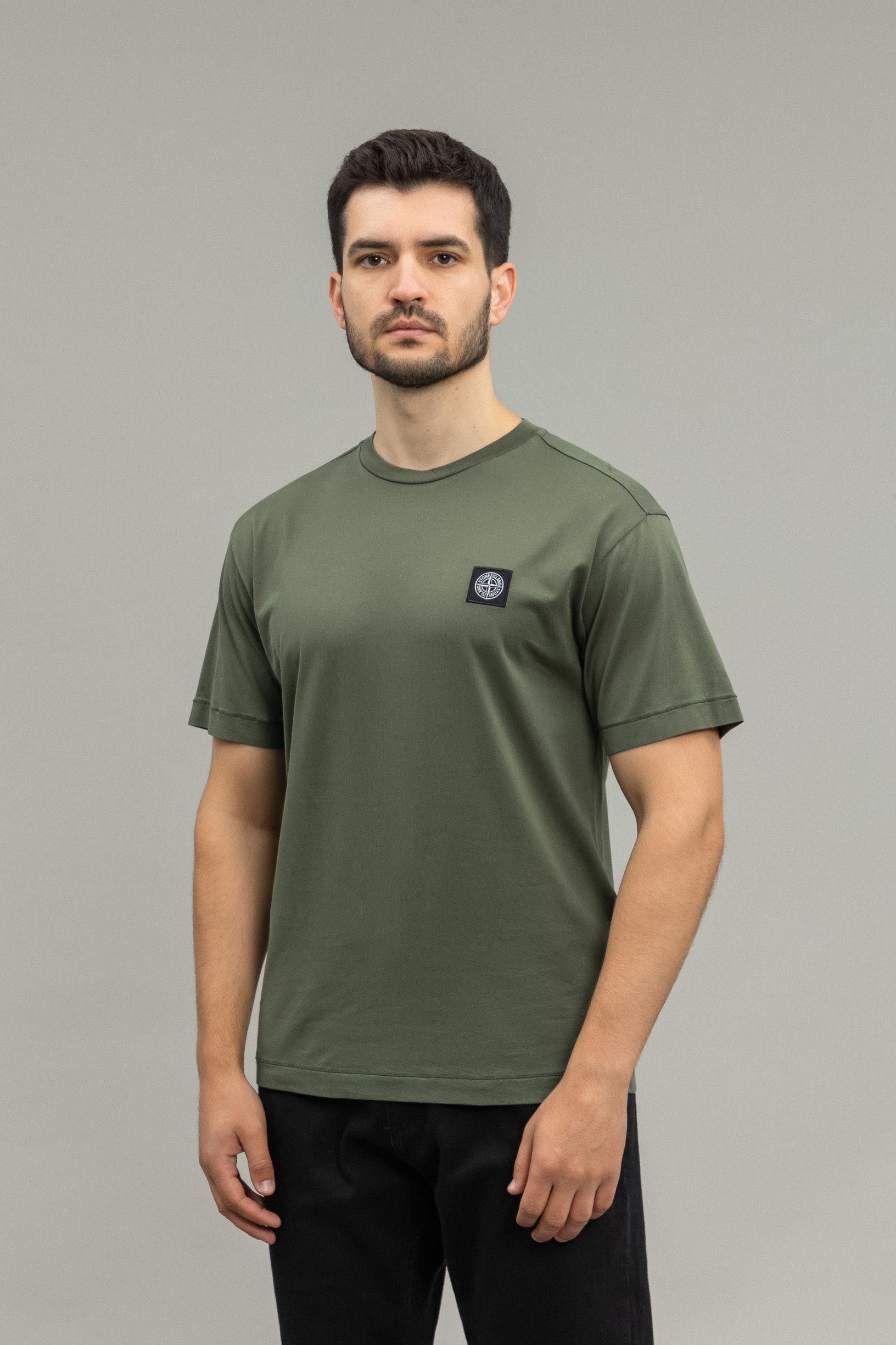 Чоловіча футболка STONE ISLAND 811524113 V0059, колір зелений