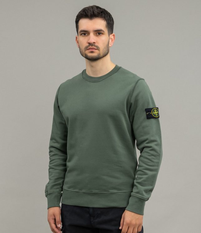 Чоловічий світшот STONE ISLAND 1563051 V0059, колір зелений | Ціна 14499 грн, фото 1