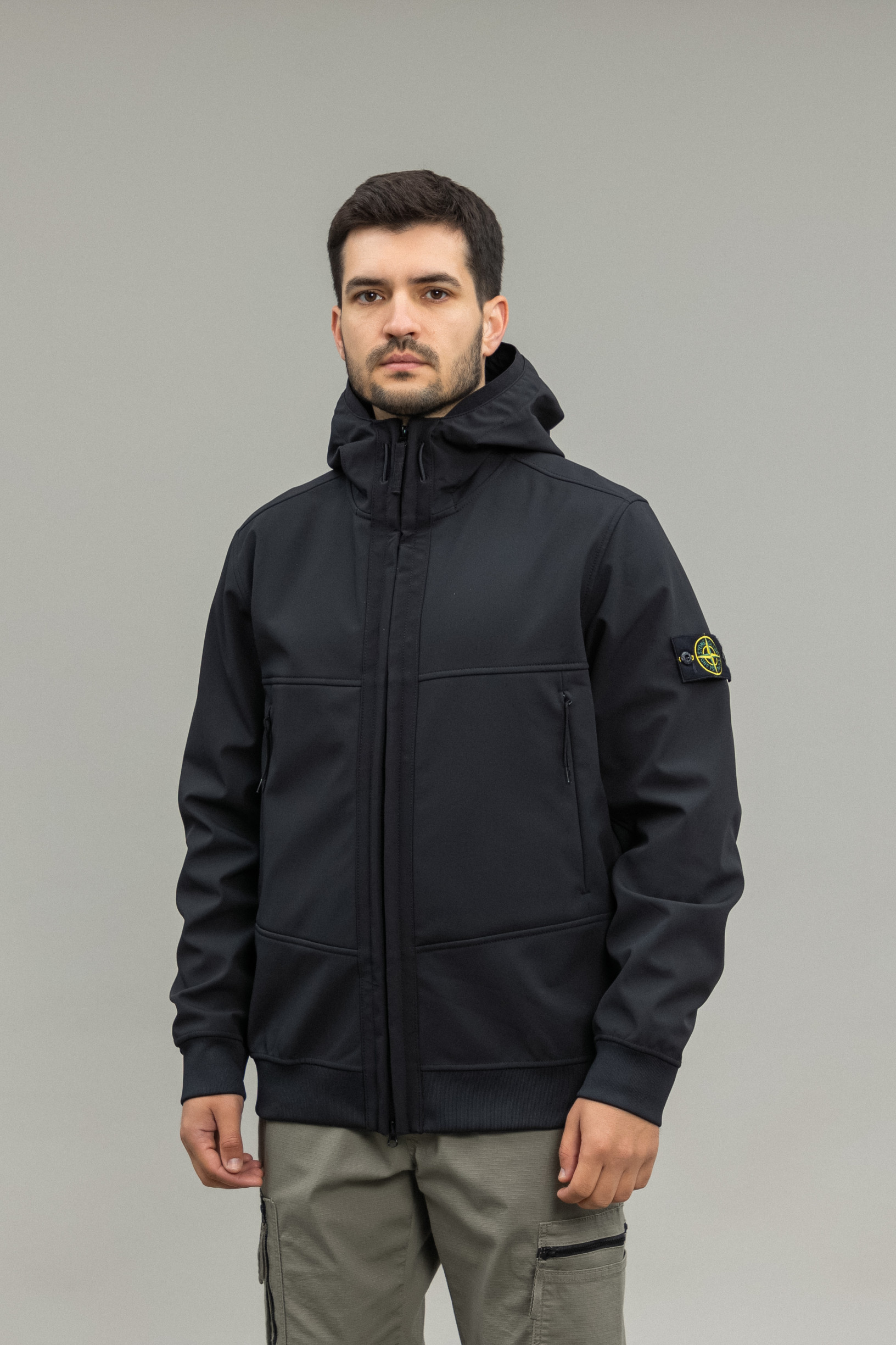 куртка STONE ISLAND SOFT SHELL-R e.dye® TECHNOLOGY IN RECYCLED POLYESTER 8115Q0322 V0029