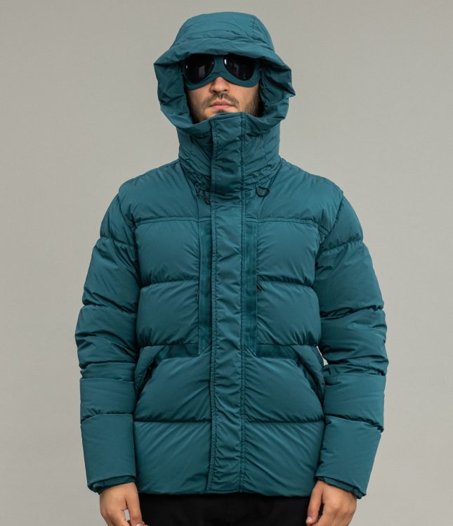 куртка C.P. COMPANY GOGGLE GARMENT DYEING DOWN JACKET WITH NYCRA-R 13CMOW252A 005864G | Ціна 29999 грн, фото 1