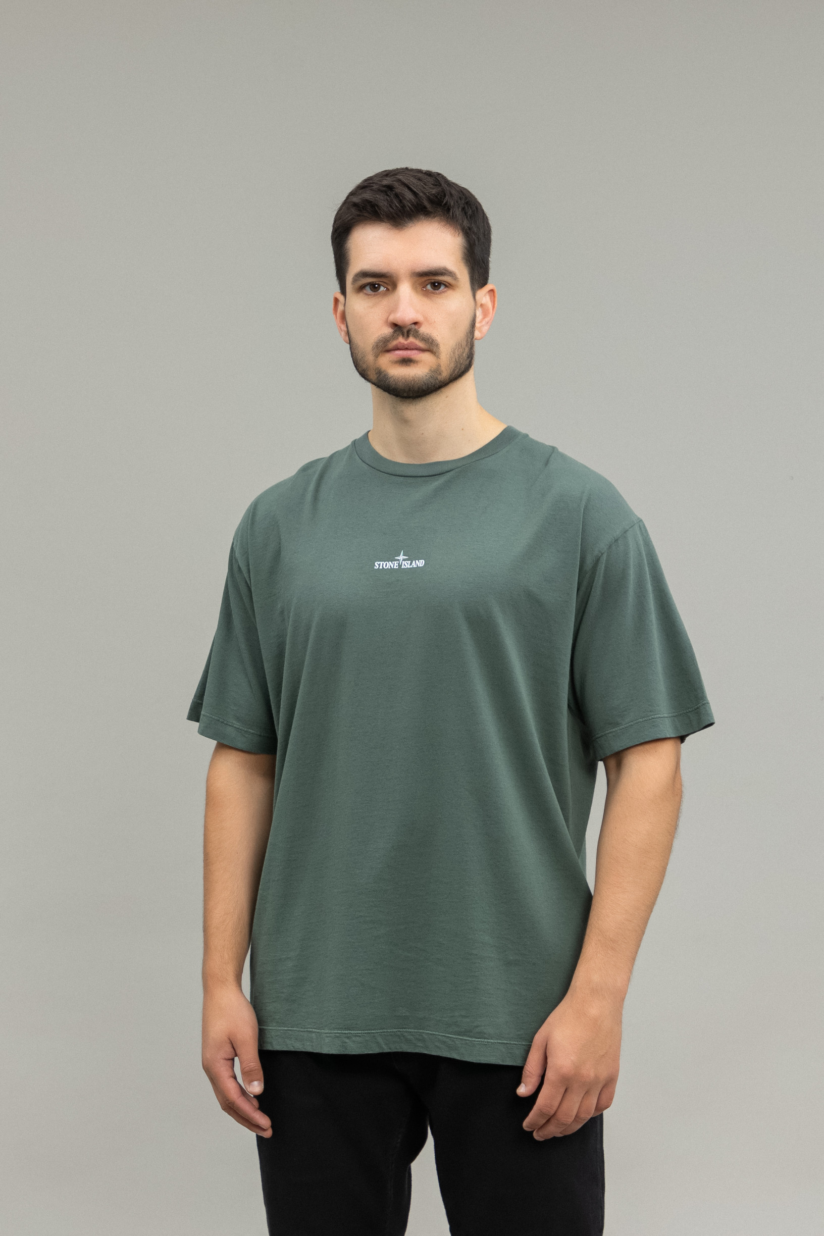 Чоловіча футболка STONE ISLAND 8015RC89 V0059, колір зелений