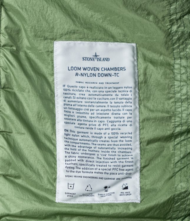 куртка STONE ISLAND LOOMWOVEN CHAMBERS R-NYLON DOWN-TC 781540324 V0055 | Ціна 21999 грн, фото 8