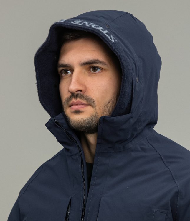 Чоловіча куртка STONE ISLAND JUNIOR DOWN JACKWET WITH e.dye® TECHNOLOGY 751640234 V0020, колір синій | Ціна 24999 грн, фото 7