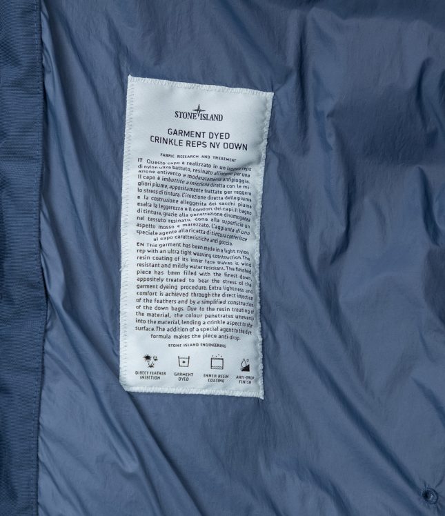 куртка STONE ISLAND GARMENT DYED CRINKLE REPS NY DOWN 771540123 V0024 | Ціна 21999 грн, фото 8