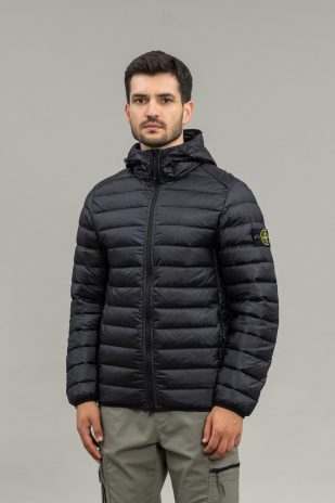 Чоловіча куртка STONE ISLAND LOOMWOVEN CHAMBERS R-NYLON DOWN-TC 801540124 V0029, колір чорний