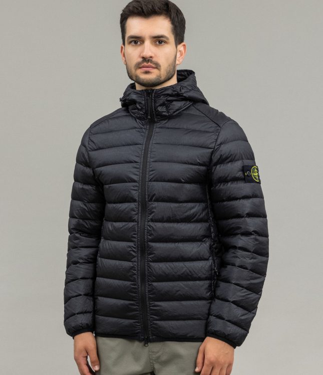Чоловіча куртка STONE ISLAND LOOMWOVEN CHAMBERS R-NYLON DOWN-TC 801540124 V0029, колір чорний | Ціна 41999 грн, фото 1