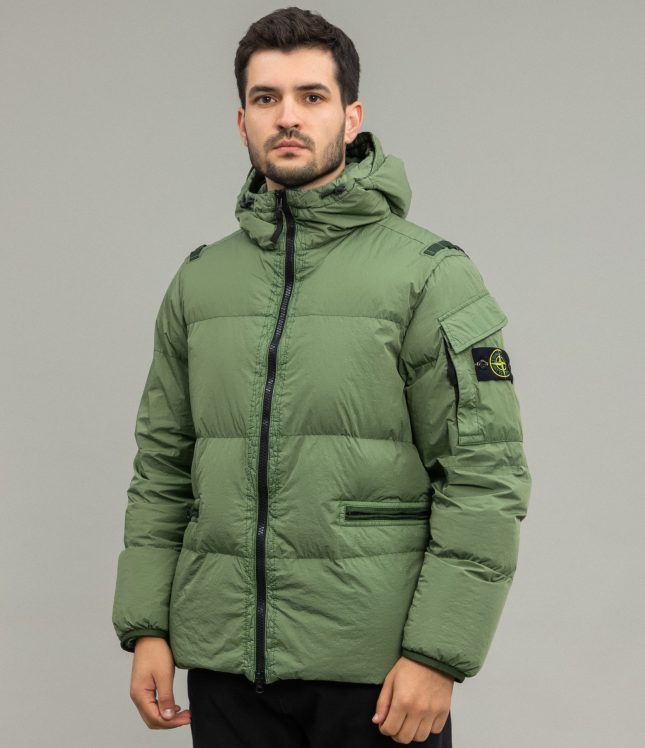 куртка STONE ISLAND GARMENT DYED CRINKLE REPS R-NY DOWN 771540223 V0058 | Ціна 27999 грн, фото 1