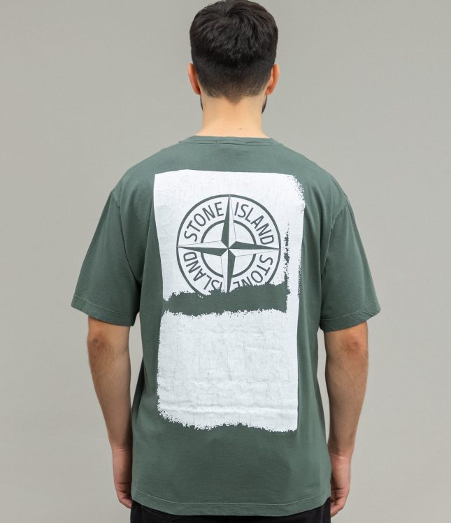 Чоловіча футболка STONE ISLAND 8015RC89 V0059, колір зелений | Ціна 8999 грн, фото 4