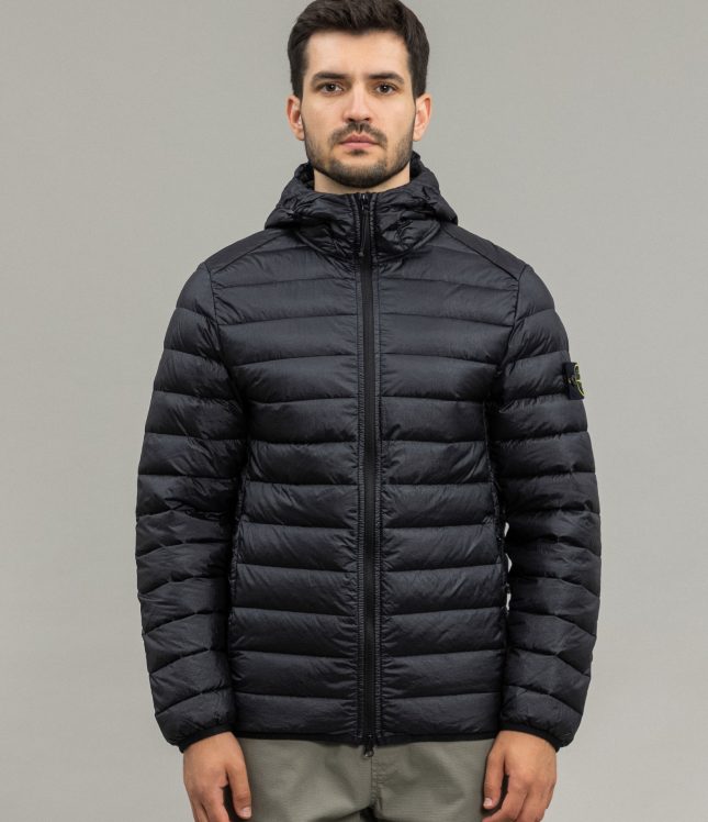 Чоловіча куртка STONE ISLAND LOOMWOVEN CHAMBERS R-NYLON DOWN-TC 801540124 V0029, колір чорний | Ціна 41999 грн, фото 2
