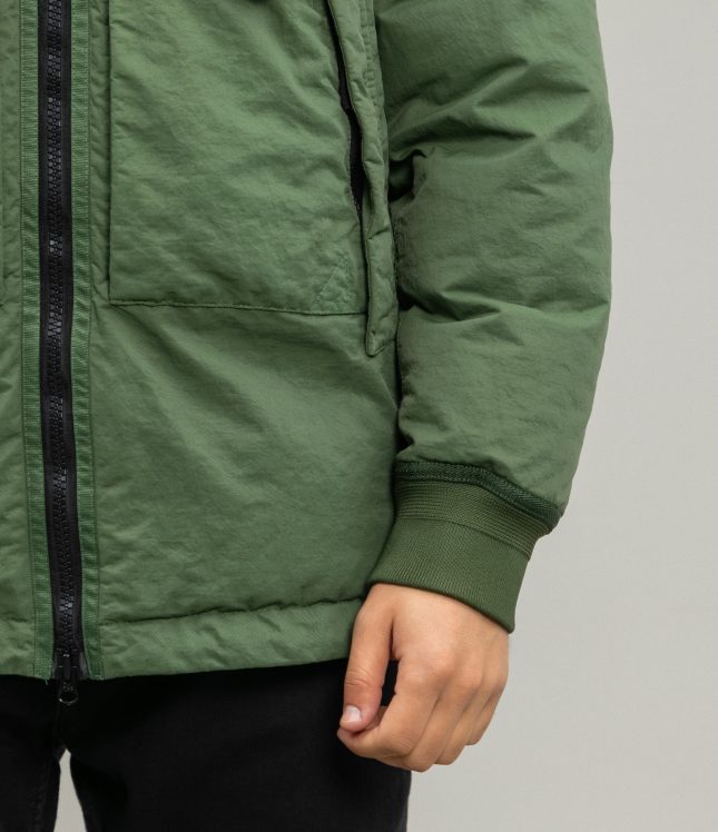 Чоловіча куртка STONE ISLAND OPAQUE NYLON TWILL DOWN-TC 771541421 V0058, колір зелений | Ціна 39999 грн, фото 5