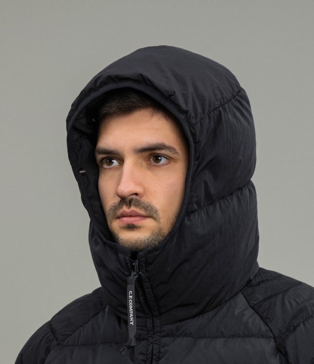 куртка C.P. COMPANY GOGGLE GARMENT DYEING DOWN JACKET WITH ECO-CHROME R 15CMOW027A 006369G COL: 999 | Ціна 31999 грн, фото 8