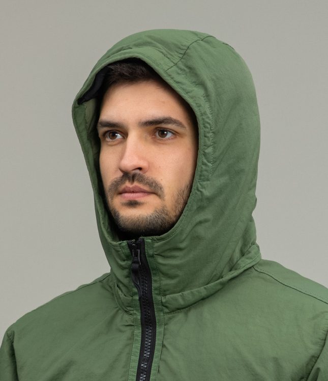 Чоловіча куртка STONE ISLAND OPAQUE NYLON TWILL DOWN-TC 771541421 V0058, колір зелений | Ціна 39999 грн, фото 6