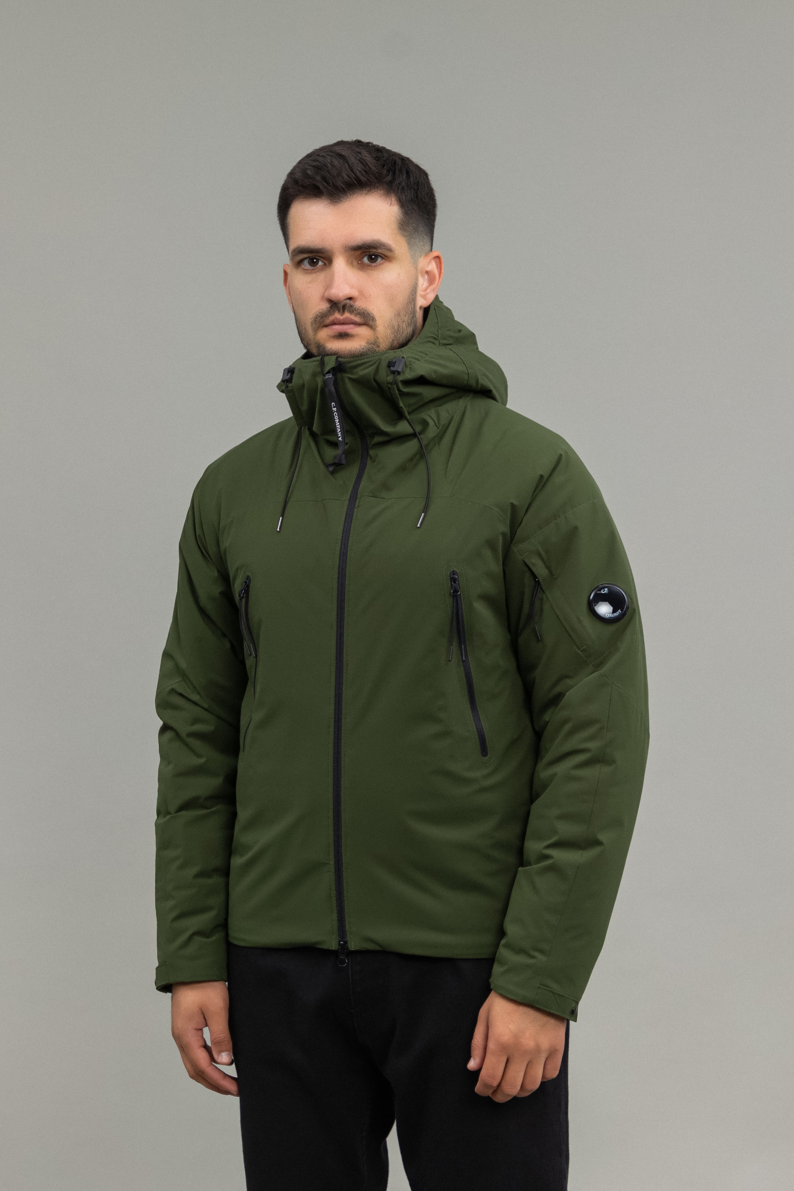 Чоловіча куртка C.P. COMPANY MEDIUM JACKET PRO-TEK WITH PRIMALOFT® CMOW025A 004117A COL:683, колір зелений