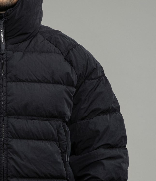 куртка C.P. COMPANY GOGGLE GARMENT DYEING DOWN JACKET WITH ECO-CHROME R 15CMOW027A 006369G COL: 999 | Ціна 31999 грн, фото 5