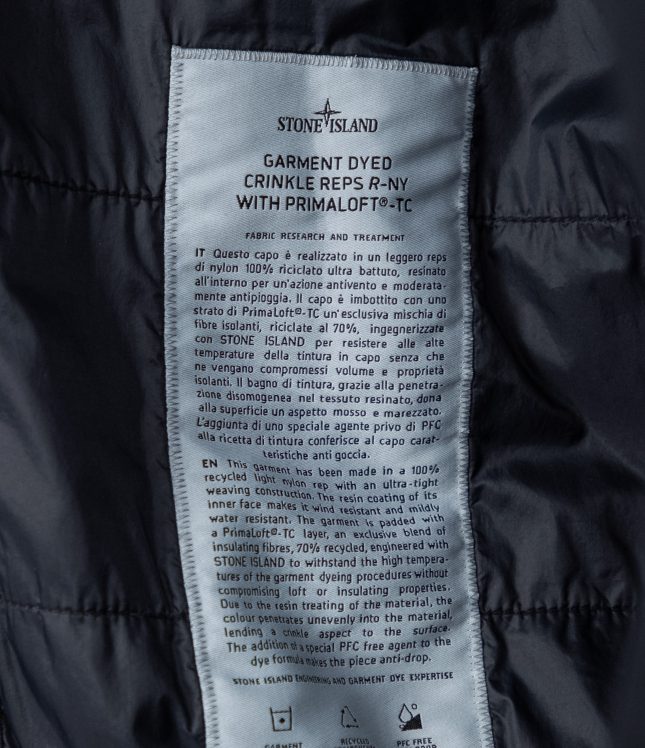 куртка STONE ISLAND GARMENT DYED CRINKLE REPS R-NY WITH PRIMALOFT®-TC 791540823 V0029 | Ціна 29999 грн, фото 9