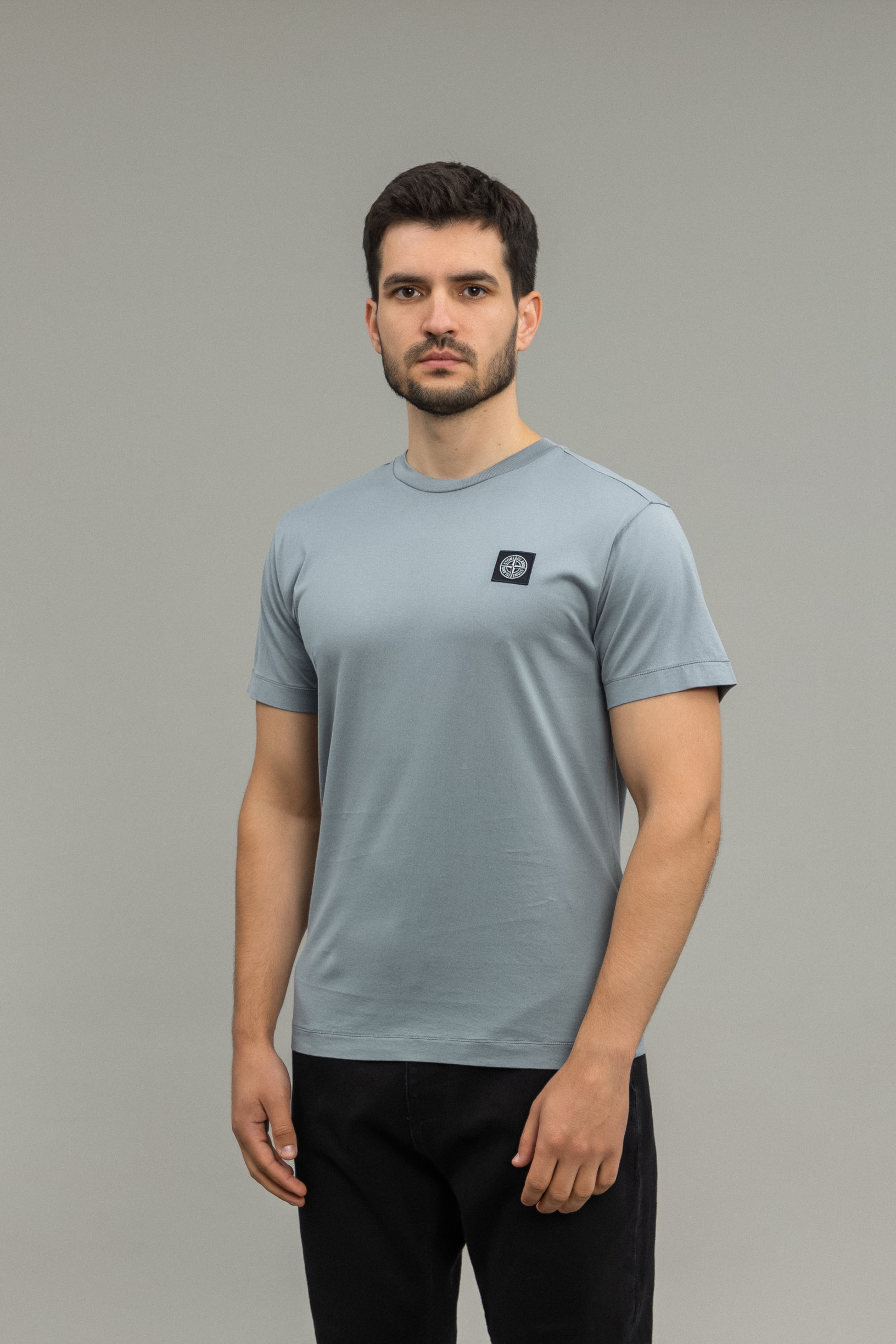 Чоловіча футболка STONE ISLAND 1524113 V0066, колір сірий