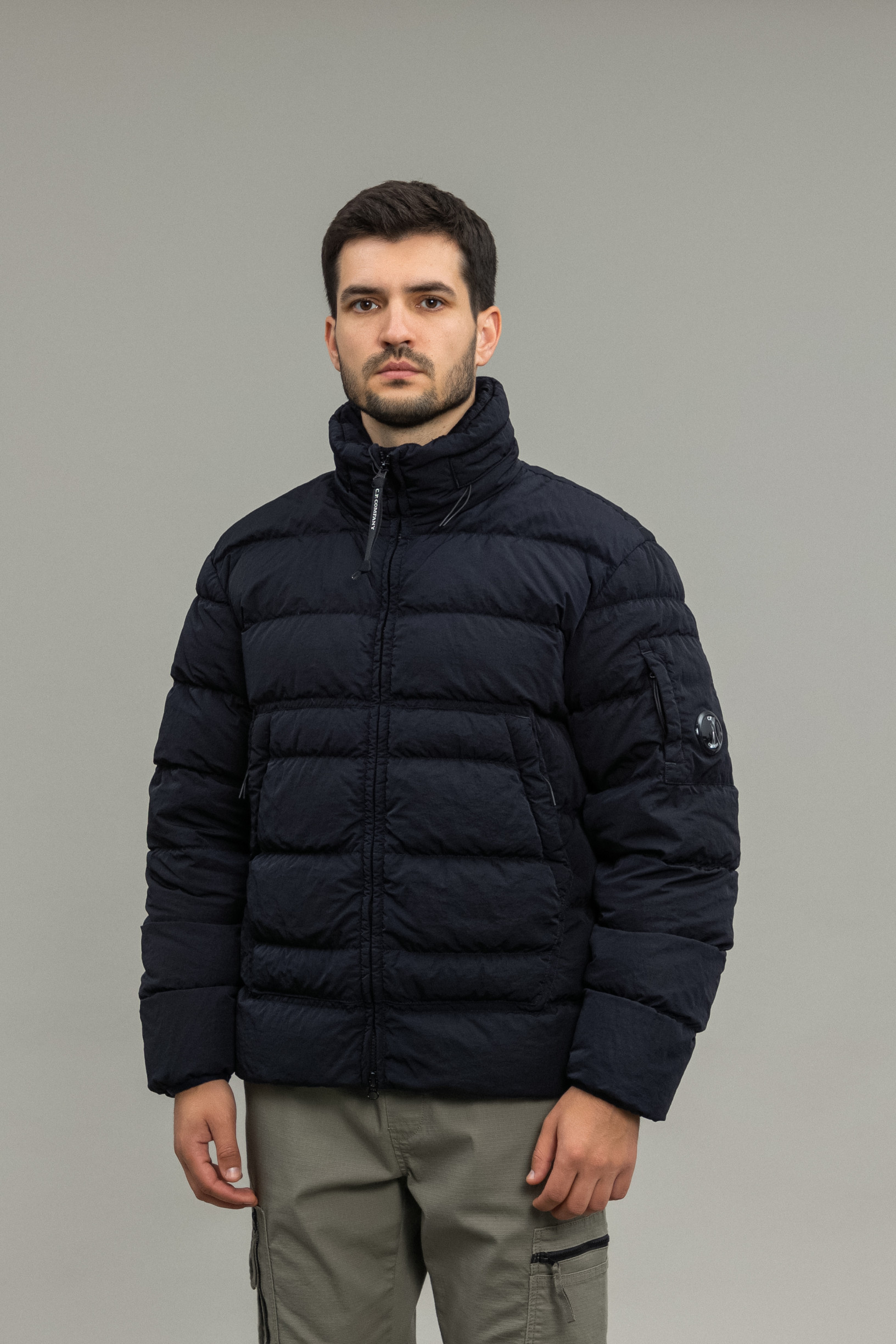 куртка C.P. COMPANY GARMENT DYEING DOWN JACKET WITH ECO-CHROME R 13CMOW028A 006369G COL:888