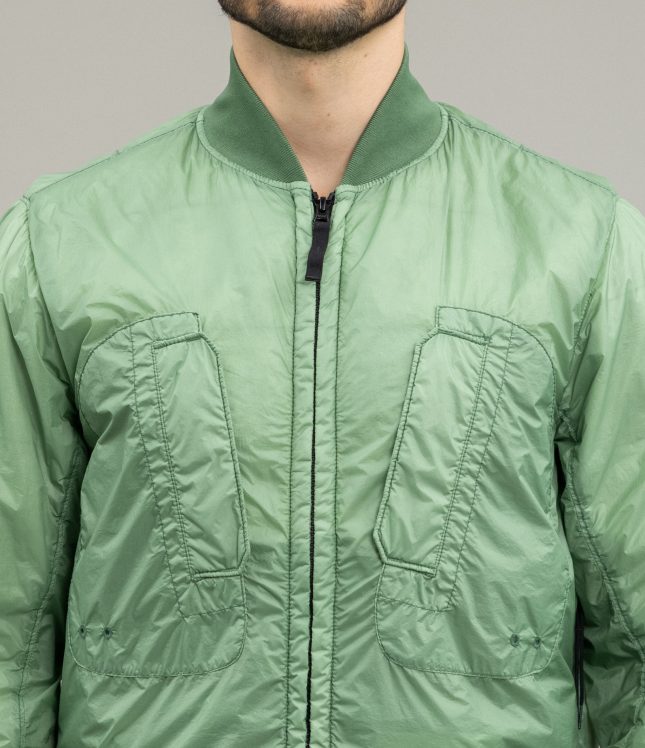 Чоловіча куртка STONE ISLAND GARMENT DYED MICRO YARN WITH PRIMALOFT®-TC 1542125 V0055, колір зелений | Ціна 19999 грн, фото 3