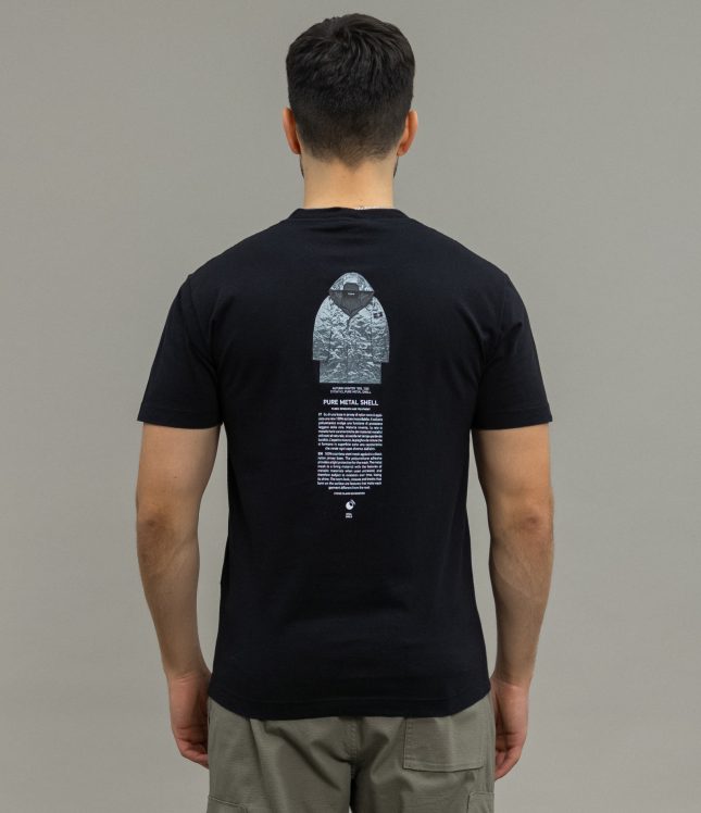 Чоловіча футболка STONE ISLAND ARCHIVIO PURE METAL SHELL 152NS91 V0029, колір чорний | Ціна 11499 грн, фото 6