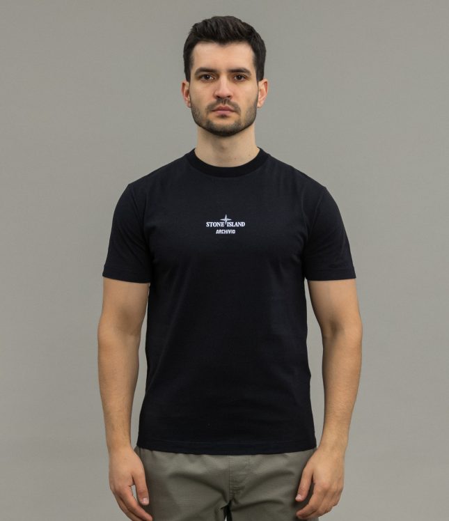 Чоловіча футболка STONE ISLAND ARCHIVIO PURE METAL SHELL 152NS91 V0029, колір чорний | Ціна 11499 грн, фото 2
