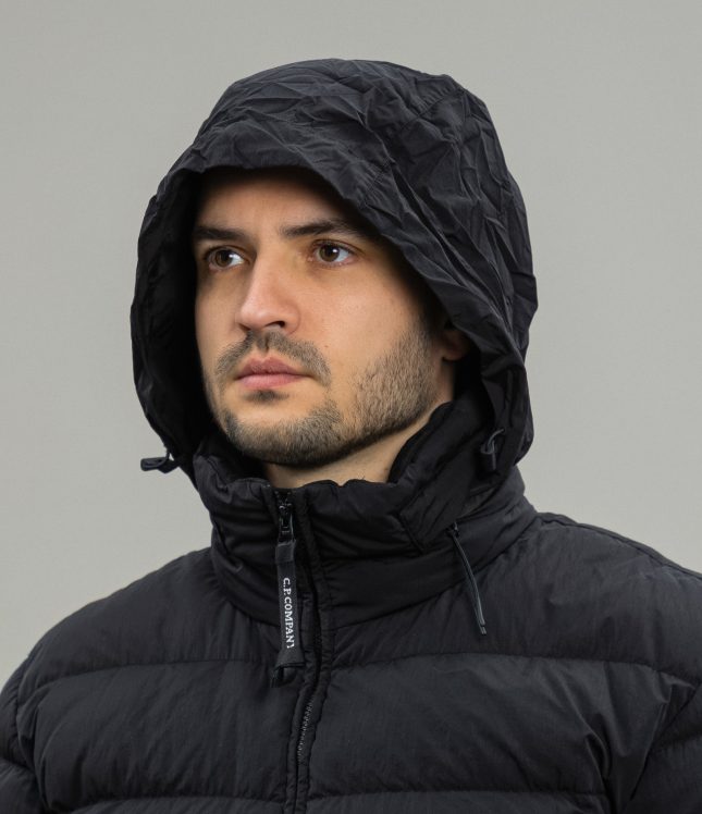 куртка C.P. COMPANY GARMENT DYEING DOWN JACKET WITH ECO-CHROME R CMOW028A 006369G COL:999 | Ціна 24999 грн, фото 6