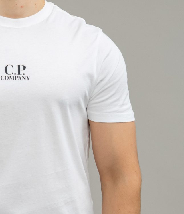 Чоловіча футболка C.P. COMPANY CMTS167A 005100W COL:103, колір білий | Ціна 5499 грн, фото 4