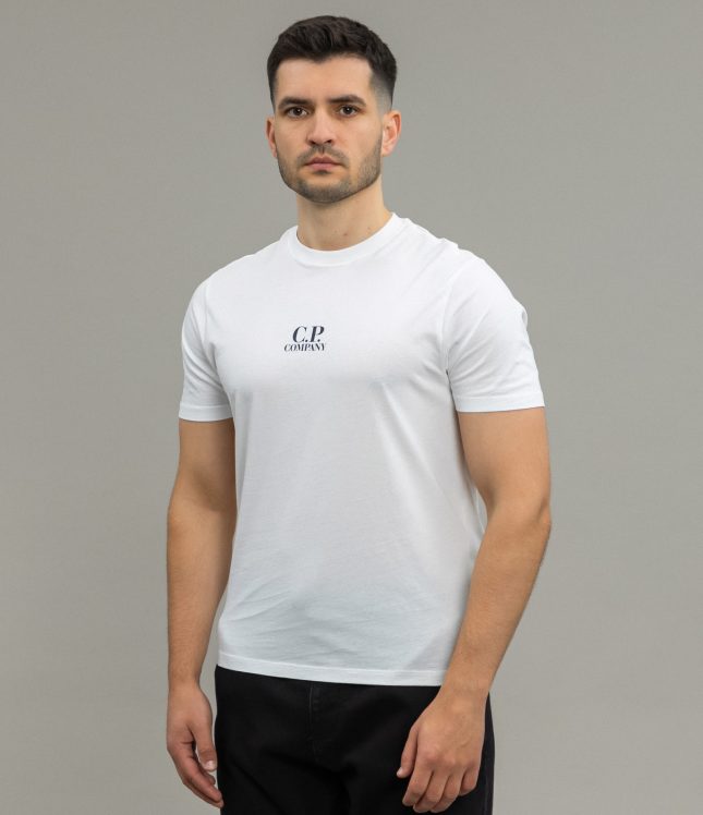 Чоловіча футболка C.P. COMPANY CMTS167A 005100W COL:103, колір білий | Ціна 5499 грн, фото 1