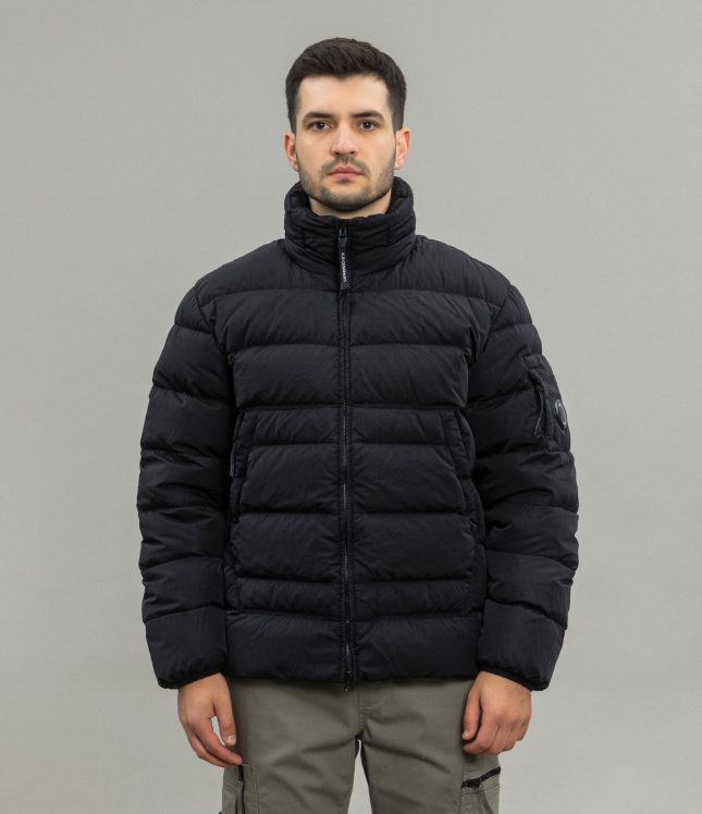 куртка C.P. COMPANY GARMENT DYEING DOWN JACKET WITH ECO-CHROME R CMOW028A 006369G COL:999 | Ціна 24999 грн, фото 2