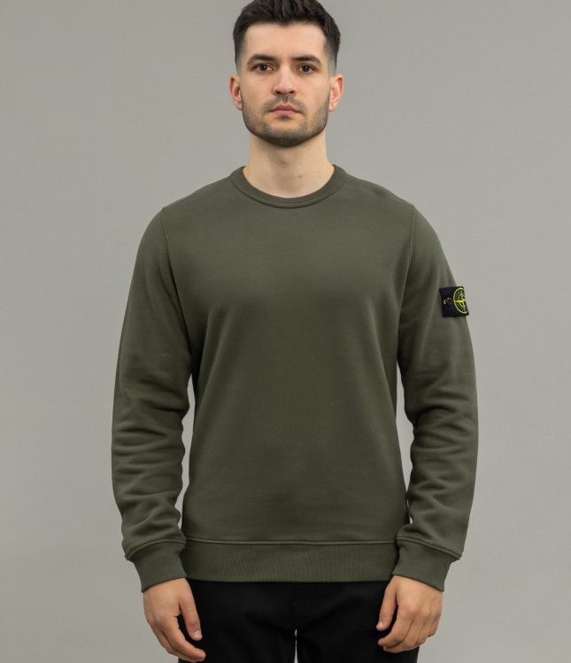 Чоловічий світшот STONE ISLAND 811562420 V0059, колір зелений | Ціна 16999 грн, фото 2
